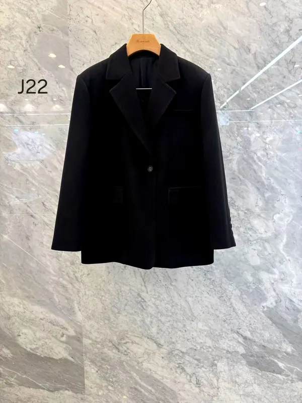 Stylish Minimalist Women's Jacket, Elegant Black Design