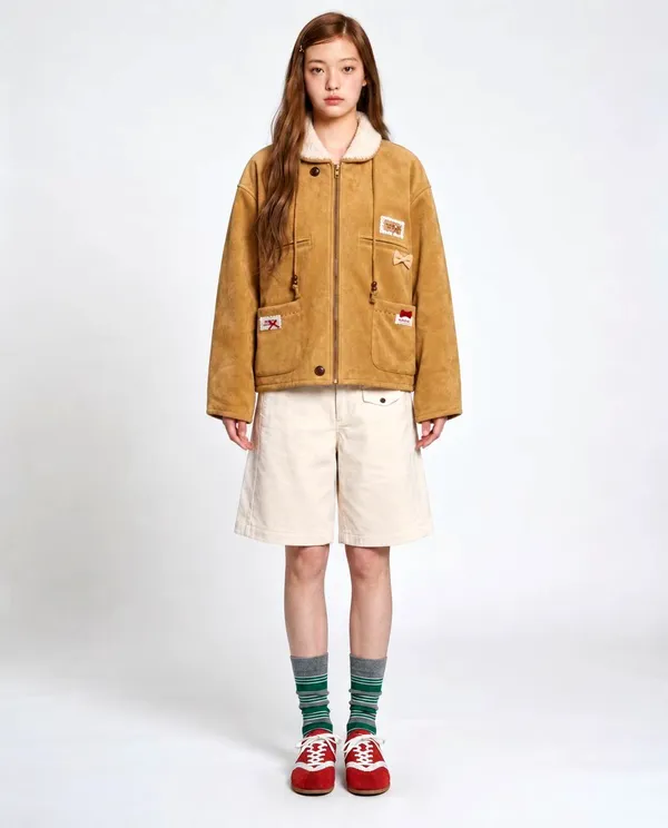 Fashionable Casual Women's Jacket - Comfortable and Warm for Spring and Autumn Wear