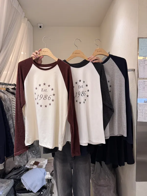 Classic Crew Neck Long Sleeve T-Shirt - Comfortable Casual Style
