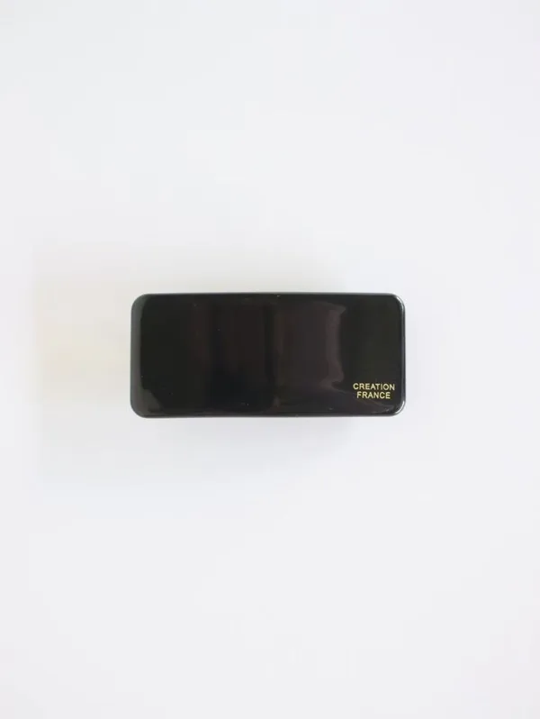 Stylish Black Glasses Case with Minimalist Design