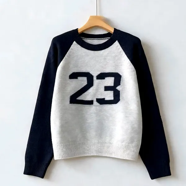 Fashionable Color-Block Hoodie, Comfortable and Versatile