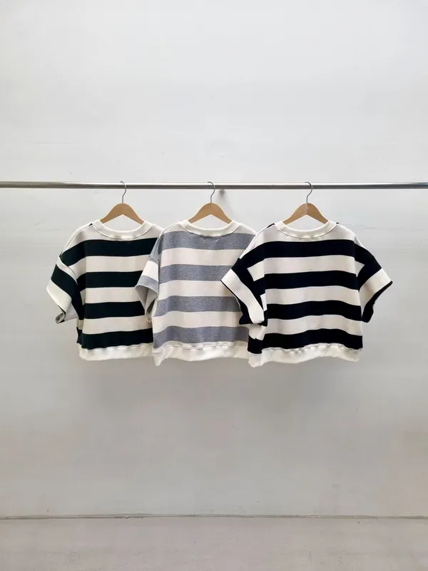 Fashion Striped Women's T-Shirt, Comfortable Casual Style