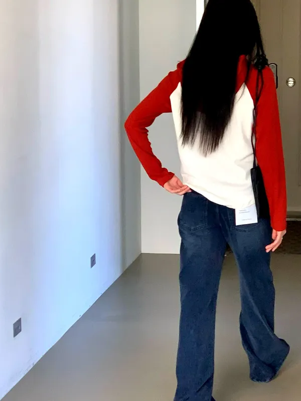 Stylish Color-Block Women's T-Shirt for a Comfortable Casual Look