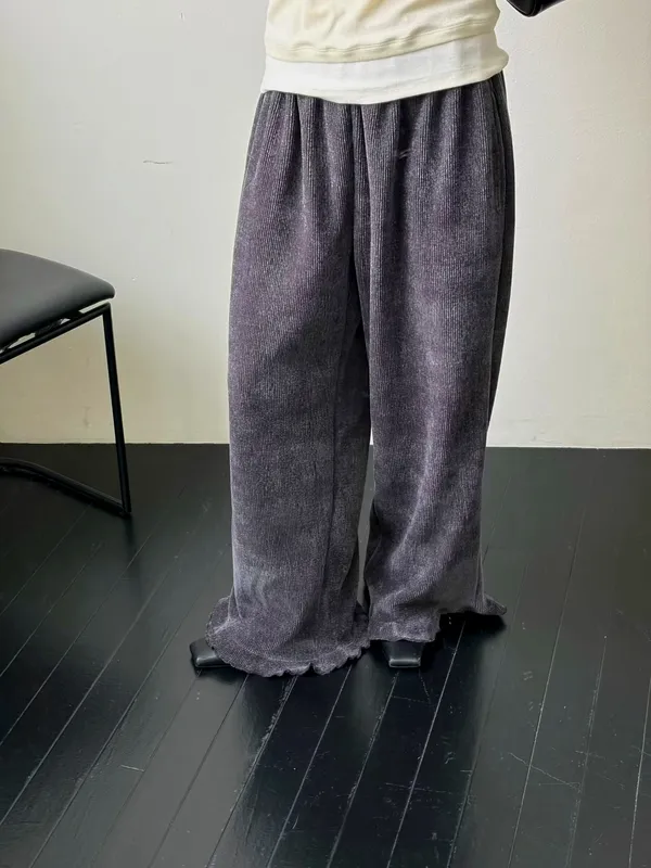 캐주얼 루즈핏 여성 바지, 일상 착용에 적합