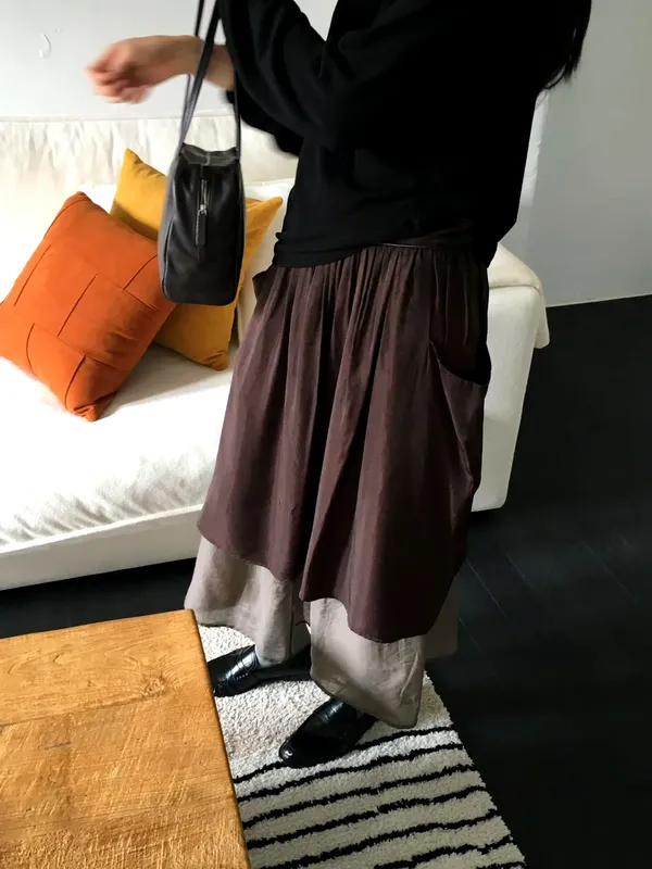 Fashionable Casual Women's Long Skirt - Loose Fit for Ultimate Comfort