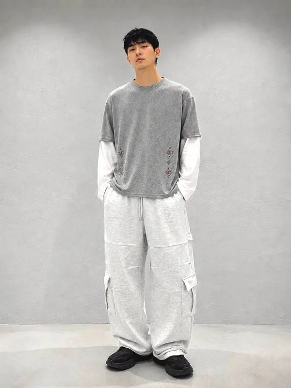 Stylish Men's Color Block Top - Comfortable & Versatile