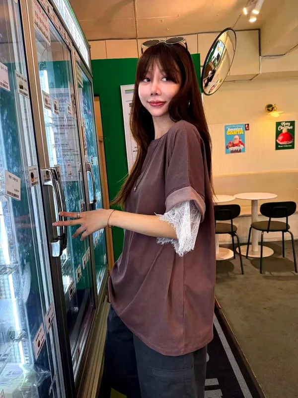 Minimalist Loose Cotton Top, Comfortable and Breathable