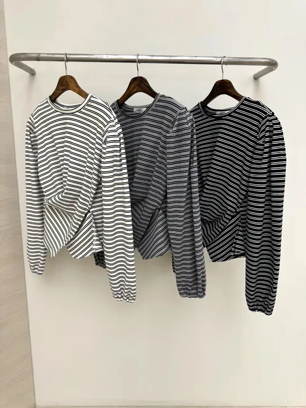 Fashionable Striped Women's T-Shirt - Comfortable and Breathable, Perfect Match