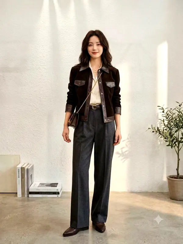 Stylish Slim Fit Women's Leather Top, Showcasing Your Unique Charm