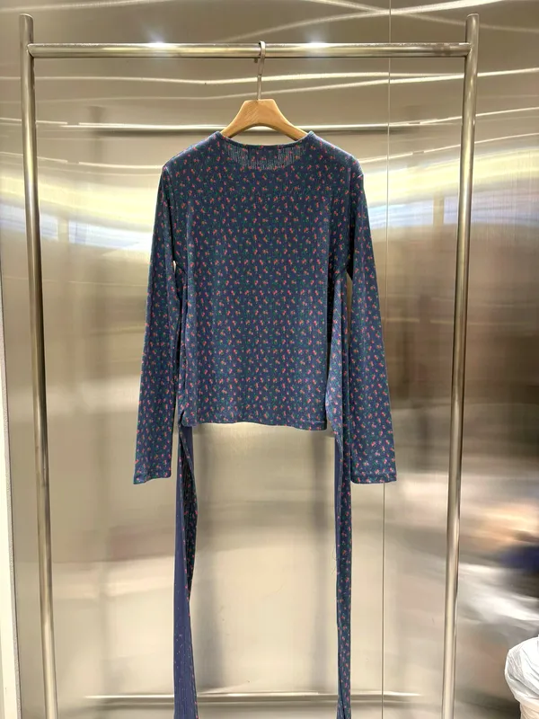 Fresh Floral Print Women's Top, Comfortable and Breathable
