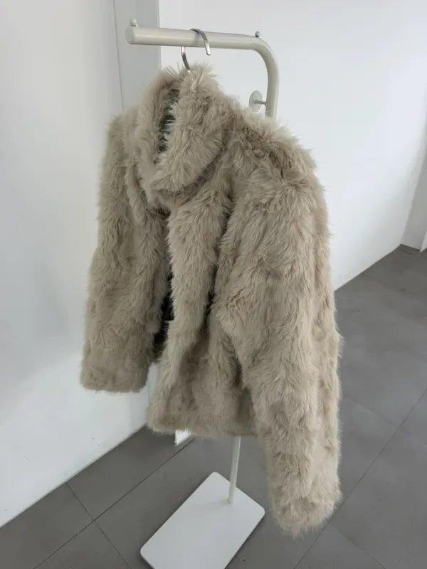 Warm and Soft Plush Coat