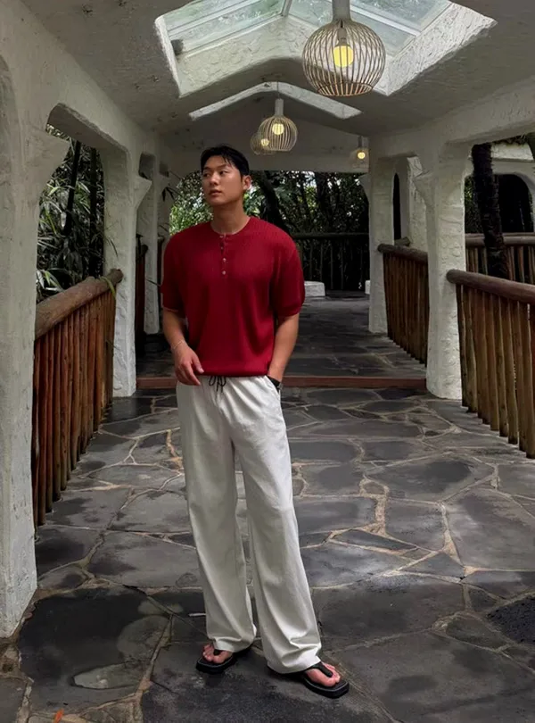 Stylish Casual Men's Short Sleeve Top, Comfortable and Breathable for Summer Pairing