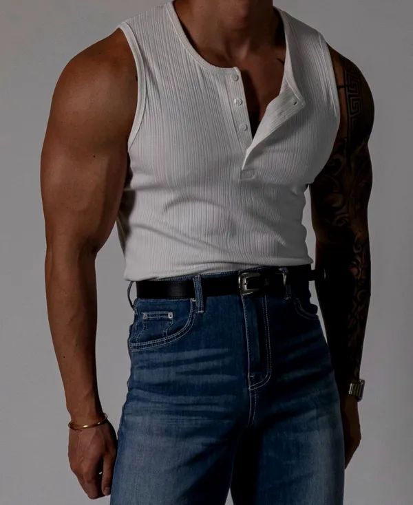 Men's Sleeveless Shirt - Comfortable and Breathable for Summer Wear
