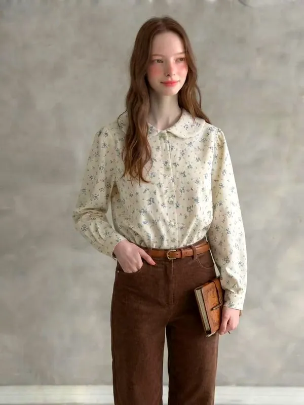 Fresh Floral Shirt - Elegant Style for Everyday Wear
