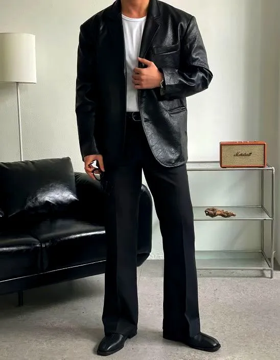 Stylish Men's Leather Jacket, Show Your Unique Charm