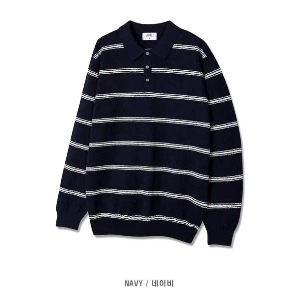 Classic Striped Men's Top - Comfortable Casual Style