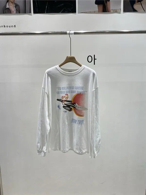Star Trek Printed Long Sleeve T-Shirt, Comfortable Casual Style