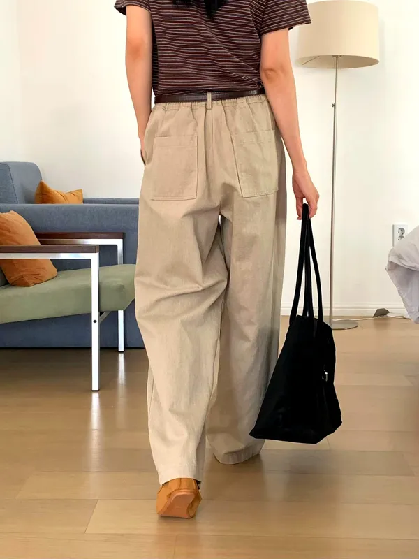 Loose Fit Casual Pants - Comfortable and Versatile for Everyday Wear