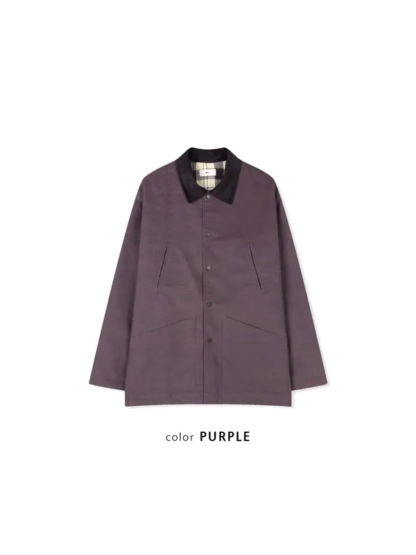 Stylish Purple Men's Top, Comfortable and Versatile