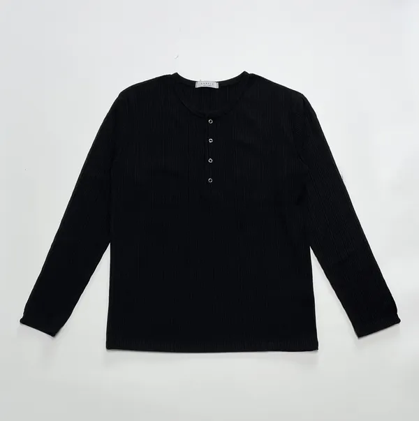 Men's Muscle Fit Button T-Shirt - Simple and Stylish