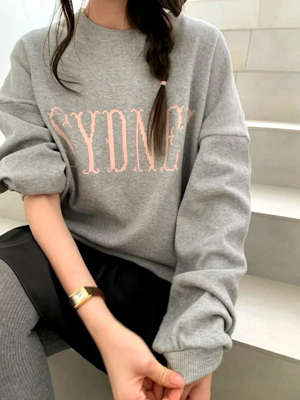 Stylish Gray Printed Women's Top - Comfortable Casual Style