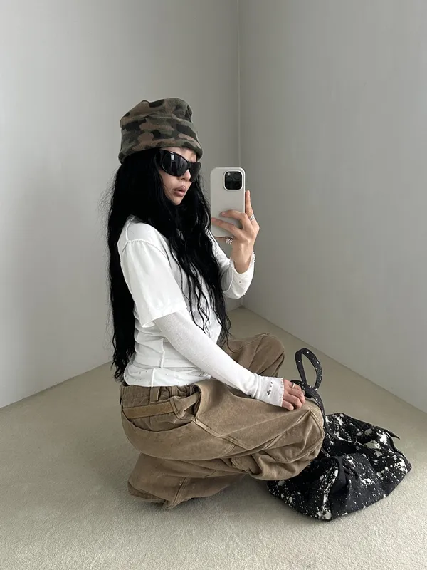 Stylish Camo Cap, Trendy and Versatile