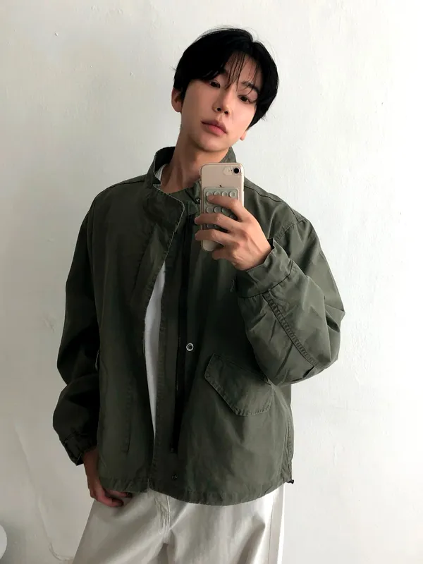 Stylish Casual Men's Top, Lightweight Comfortable Jacket