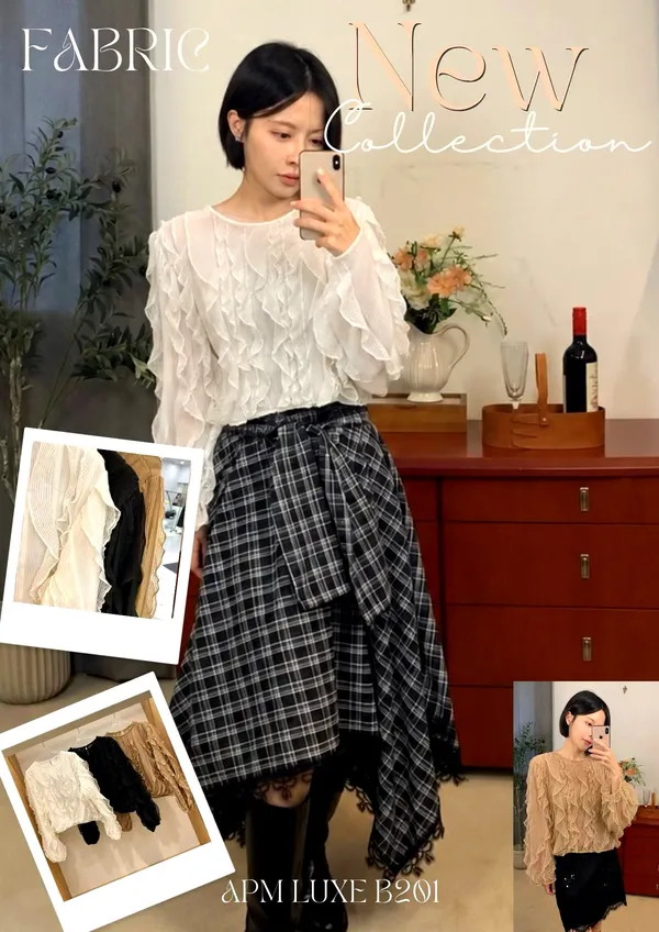 輕盈蕾絲襯衫，優雅氣質，完美搭配