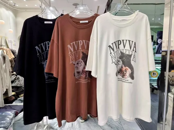 Fashionable Loose Fit Printed T-Shirt, Comfortable and Versatile for Everyday Wear