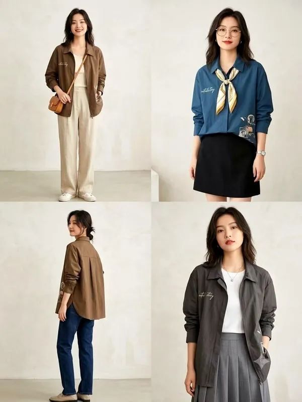Stylish and Simple Women's Top, Comfortable and Versatile