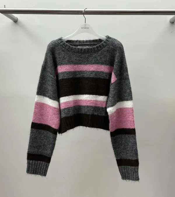 Fashionable Striped Sweater