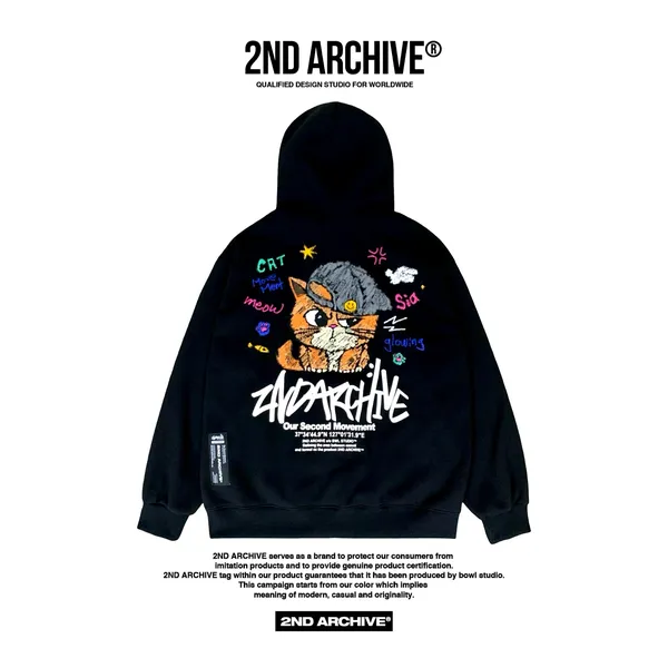 Personalized Printed Hooded Sweatshirt - Comfortable and Stylish Men's Top