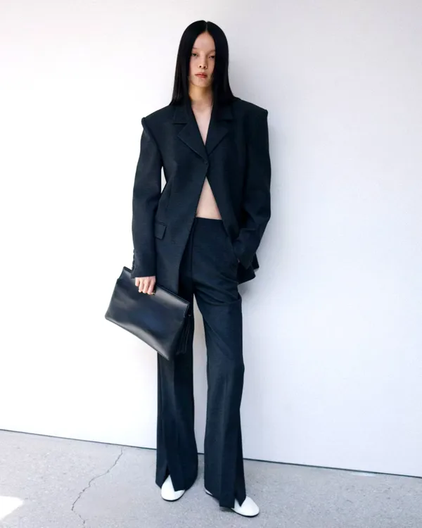 Stylish and Minimalist Women's Jacket, Showcasing Elegance