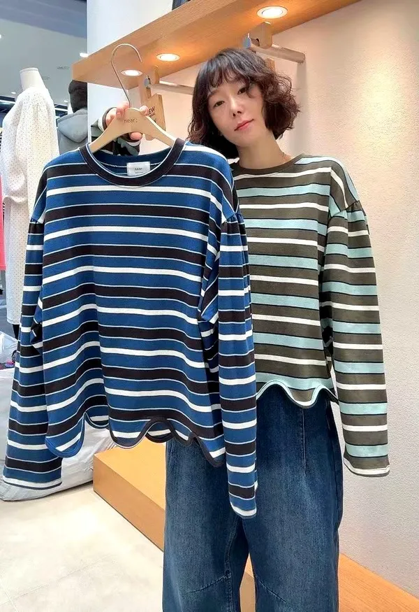 Stylish Striped Women's T-Shirt for a Comfortable Casual Look