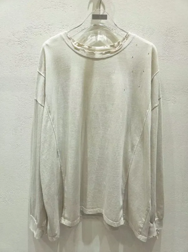 Simple Style Loose Long Sleeve T-Shirt, Comfortable and Versatile
