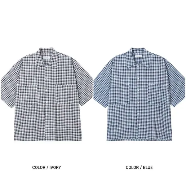 Plaid Short Sleeve Shirt - Fresh and Stylish for Summer Wear