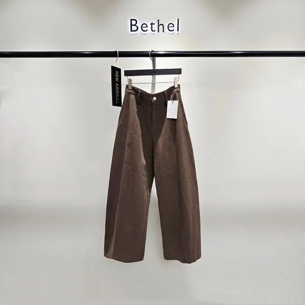 Loose Fit High-Waisted Wide-Leg Pants - Fashionable and Versatile