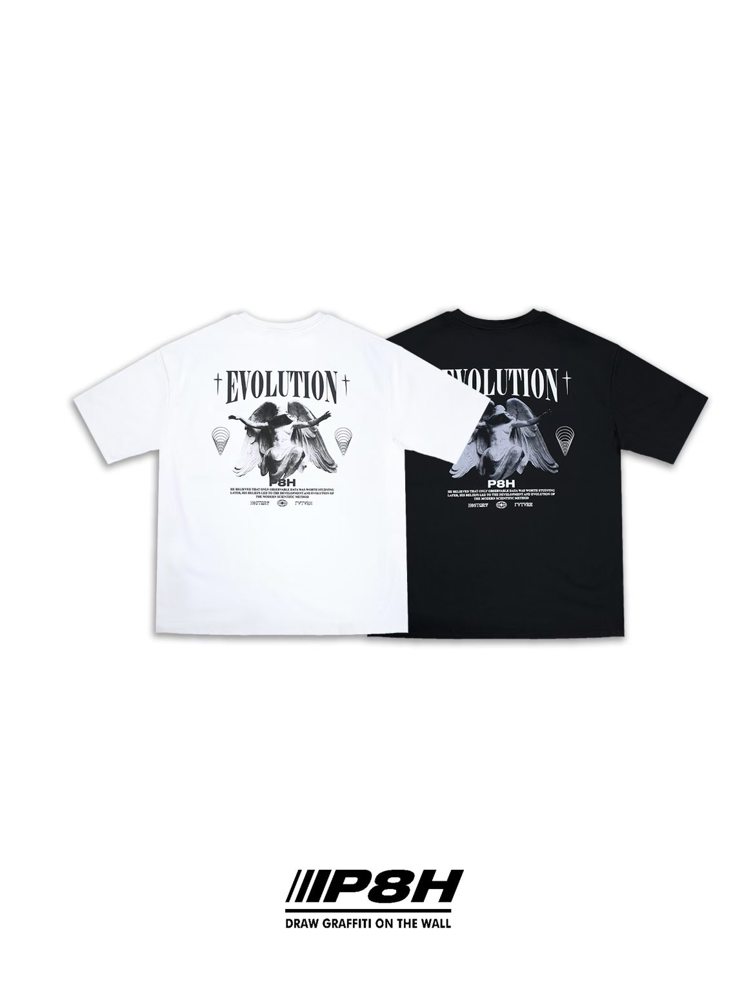 Trendy Graphic T-Shirt, Fashionable Street Style