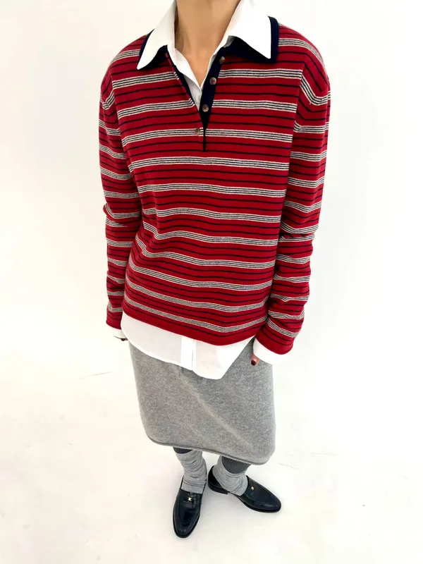Stylish Striped Women's Top - Comfortable Casual Style