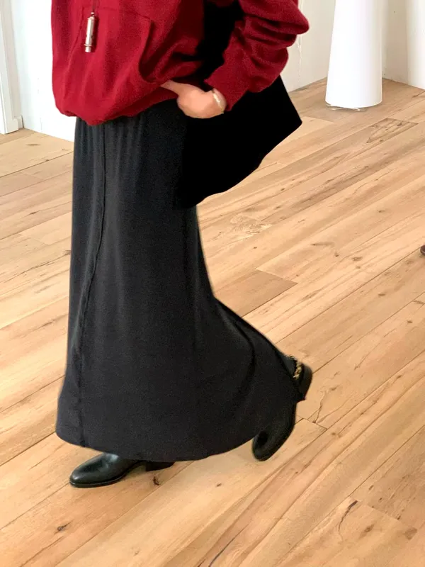 Elegant Black Maxi Dress - Comfortable and Stylish for Any Occasion