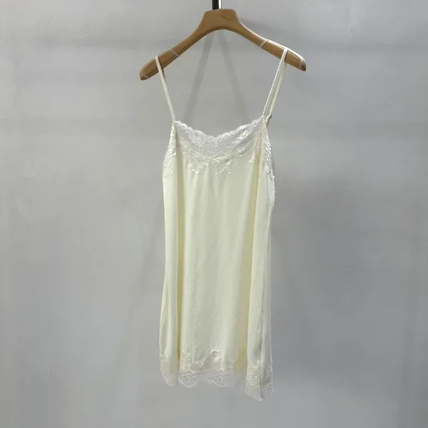 Elegant Lace Trim Cami Dress - A Summer Essential