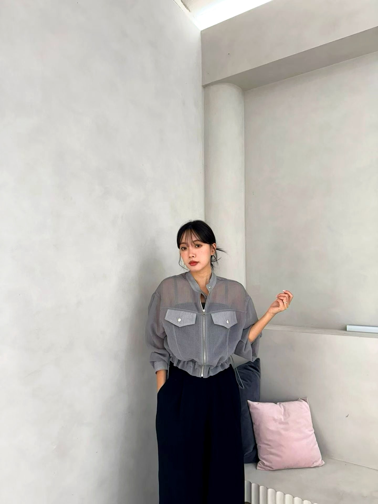 패셔너블 통기성 여성 재킷, 가볍고 편안한 완벽한 매치