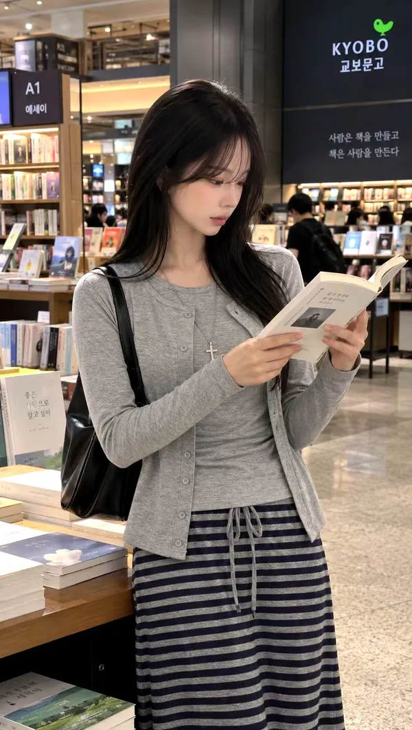 Minimalist Comfortable Women's Cardigan, Lightweight and Breathable, Fashionable and Versatile