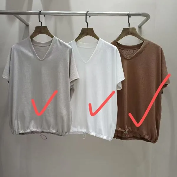 Stylish Casual V-Neck Short Sleeve Top Perfect for Summer Outfits