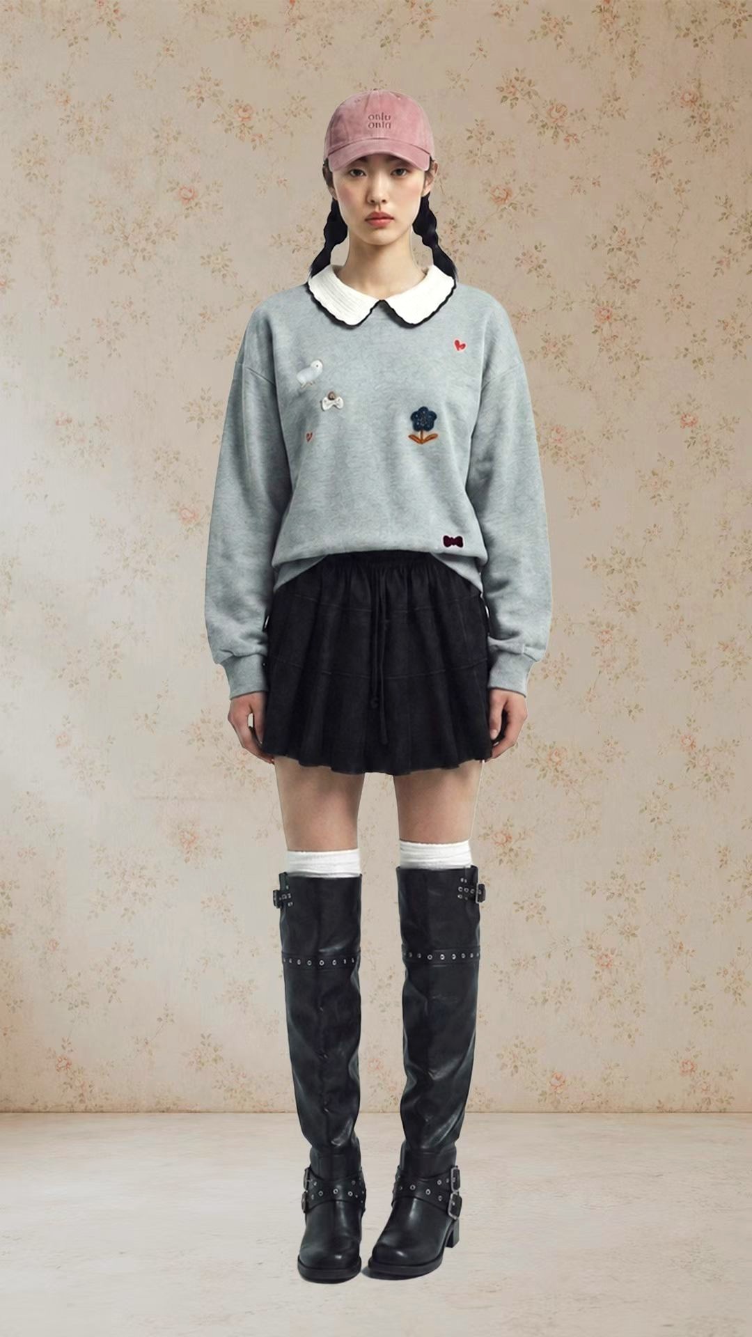 스타일리시한 캐주얼 미니 스커트, 손쉽게 매치하여 젊은 활력을 보여주세요