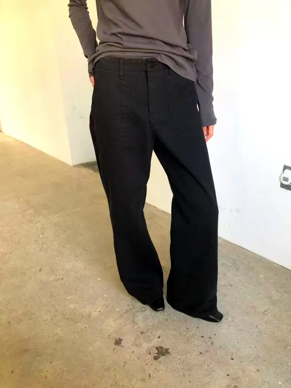 Trendy Black Casual Pants - Comfort Meets Versatility