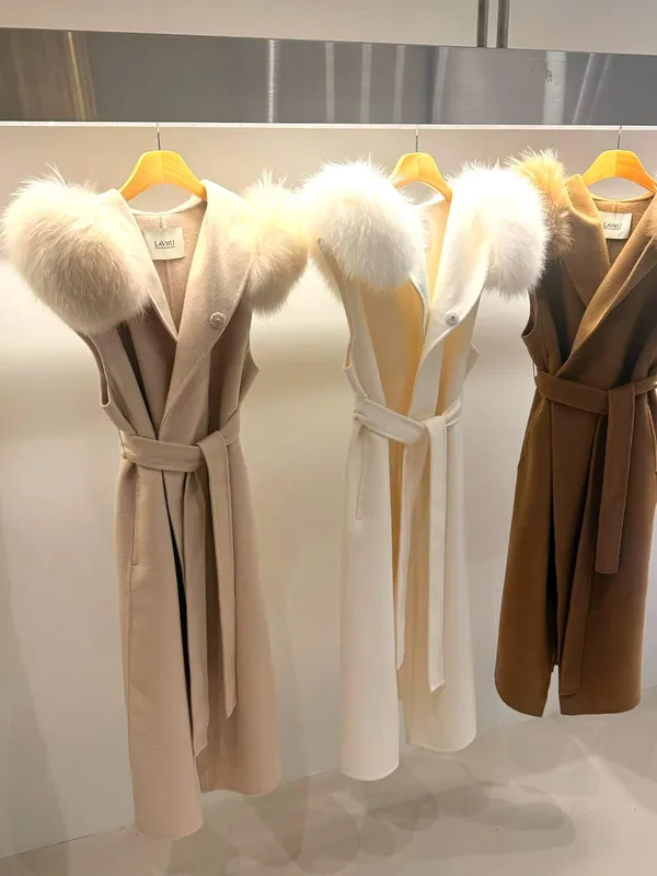 Stylish Women's Coat with Fur Collar - Elevate Your Elegance