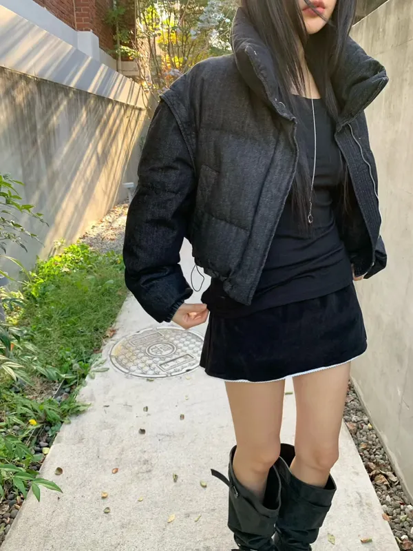 Stylish Women's Down Jacket: Warm and Slimming