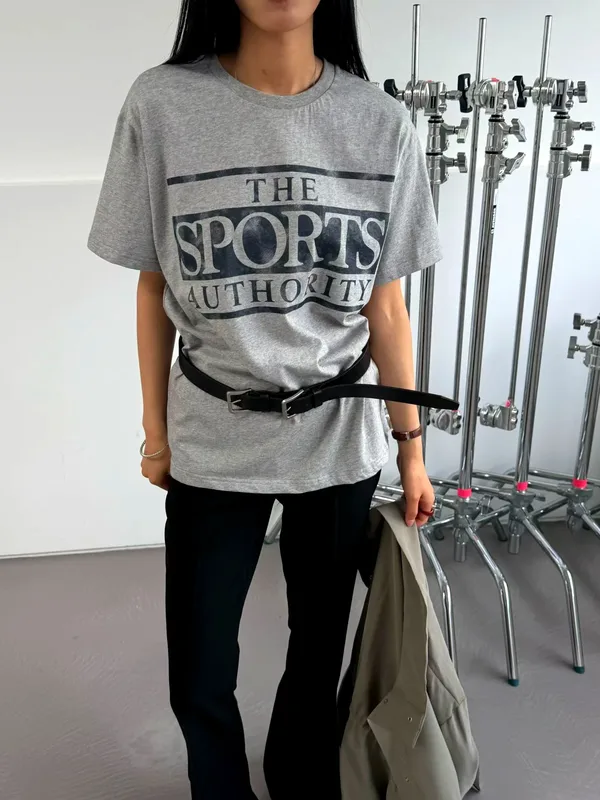 Trendy Sports Short Sleeve T-Shirt, Comfortable and Versatile
