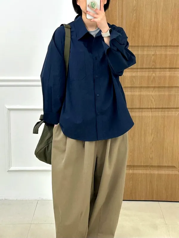 Stylish Loose-Fit Shirt - Perfect for Comfort and Versatility